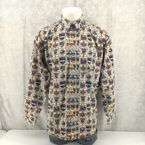 Vintage Tommy Hilfiger Shirt‎ Mens Large Crest Ivy League Preppy 90s y2k College